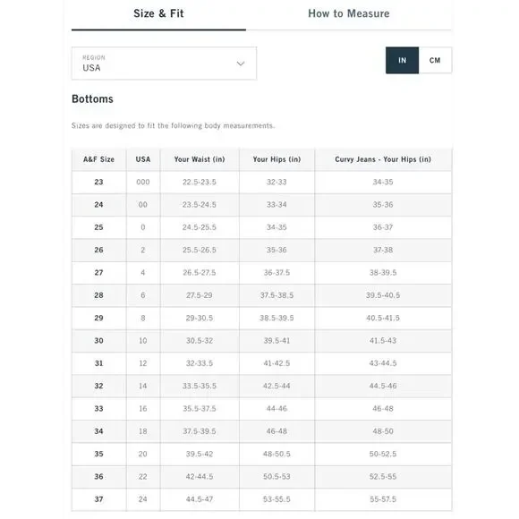 New ABERCROMBIE Curve Love High Rise 90s Relaxed Jean Dark SIZE 28 Regular - Picture 9 of 9